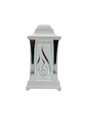 KAPLICZKA ALBA BIAŁA METAL PŁOMIEŃ SREBRNY