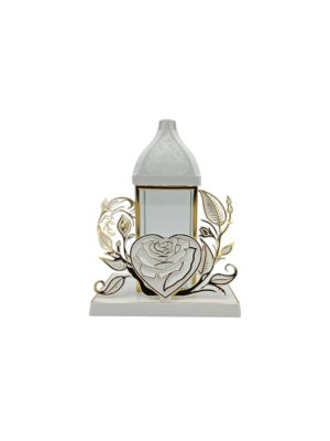 HILA BAROK BIAŁY SERCE ZŁOTE